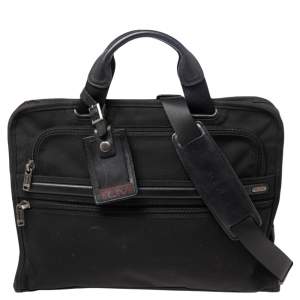 TUMI Black Nylon Briefcase bag 