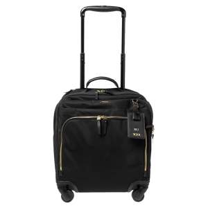 TUMI Black Nylon Oslo Compact Carry On Luggage