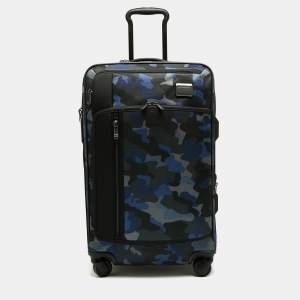 TUMI Blue Camouflage Nylon Merge Short Trip Expandable Packing Case