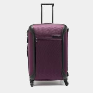 Tumi Purple/Black Nylon Medium Gen 4.2 Lightweight Trip Suitcase