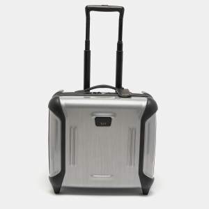 TUMI Grey Polycarbonate 4 Wheeled Vapor Lite Briefcase