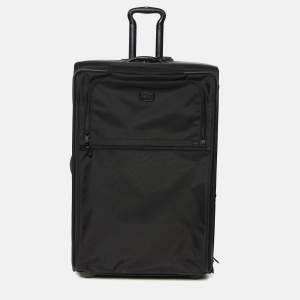 TUMI Black Nylon International Dual Access Suitcase