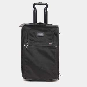 TUMI Black Nylon Alpha 2 International Expandable Suitcase
