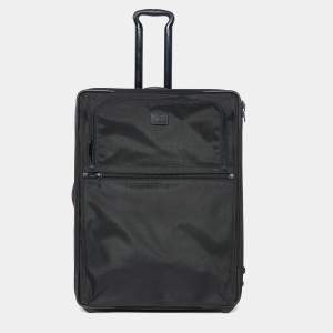TUMI Black Nylon Alpha Expandable Suitcase