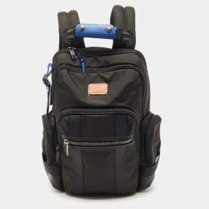 TUMI Black Nylon Alpha Bravo Nellis Backpack