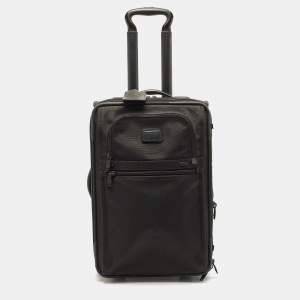 Pre Owned TUMI Black Nylon 2 Wheeled Alpha 2 Expandable Luggage