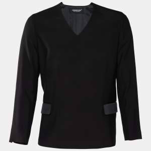 Undercover Black Wool V-Neck Pullover Jacket M