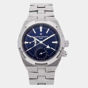 Vacheron Constantin Blue Stainless Steel Overseas 7900V/110A-B334 Automatic Men's Wristwatch 41 mm