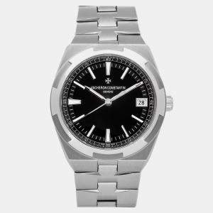 Vacheron Constantin Black Stainless Steel Overseas 4500V/110A-B483 Automatic Men's Wristwatch 41 mm