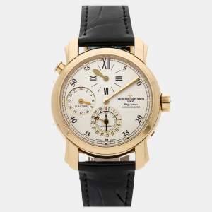 Pre Owned Pre-Owned Vacheron Constantin Malte Dual Time Regulator 42005/000J-8901 Automatic 39 mm