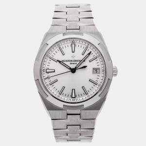 مملوكة مسبقًا Pre-Owned Vacheron Constantin Overseas 4500V/110A-B126 Silver Automatic Stainless Steel Men's Wristwatch 41 MM