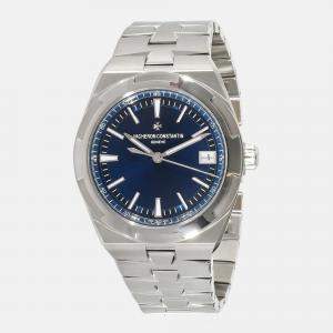 Vacheron Constantin Blue Stainless Steel Overseas 4500V/110A-B128 Automatic Men's Wristwatch 41 mm