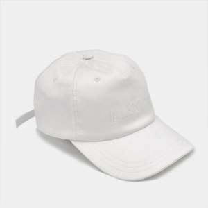 Valentino White Logo Embroidered Cotton Baseball Cap 54