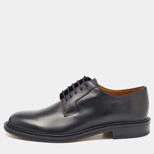 Valentino Black Leather Lace Up Oxford Size 42