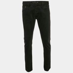 Valentino Black Denim Rockstud Detail Jeans M Waist 32"