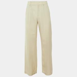 مملوكة مسبقًا Valentino Beige Wool Trousers M 