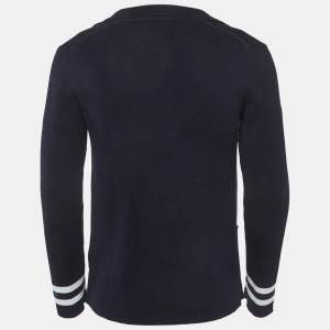 مملوكة مسبقًا Valentino Blue Knit Sailors Jacket S