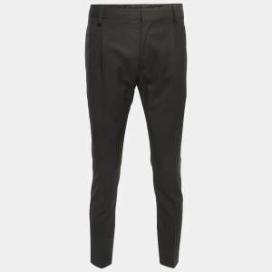 Valentino Black Wool Tailored Trousers S