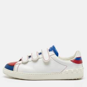 Valentino Multicolor Leather Super H Spiderman Low Top Sneakers Size 43