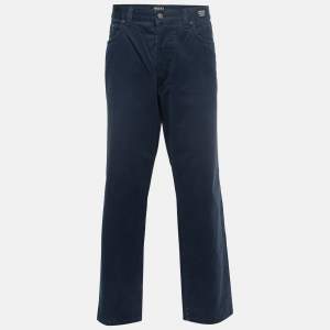 Pre Owned Versace Jeans Couture Dark Blue Cotton Jeans 3XL Waist 40"