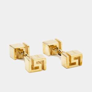 Versace Gold Tone Cufflinks