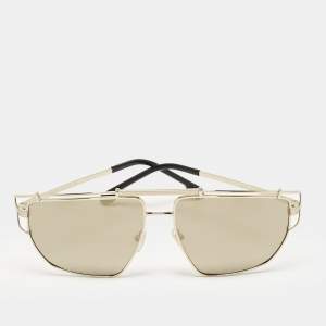 Versace Gold Mirror MOD 2202 Aviator Sunglasses