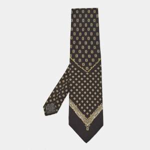 Versace Multicolor Patterned Silk Classic V2 Tie