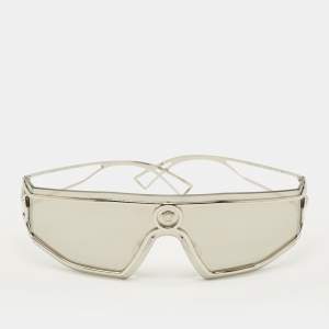 مملوكة مسبقًا Versace Silver MOD 2226 Medusa Shield Sunglasses