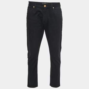 Versace Black Denim Jeans L Waist 34"