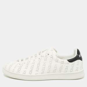 Vetements White Perforated Leather Low Top Sneakers Size 41