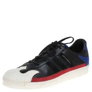 Adidas Y-3 Tricolor Leather And Rubber Nomad Star Low Top Sneakers Size 44 2/3