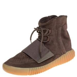 Yeezy x Adidas Brown Suede 750 High Top Sneaker Size 41 1/3