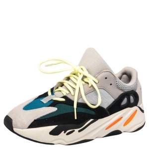 Yeezy x adidas Multicolor Mesh And Suede Boost 700 Wave Runner Sneakers 43.5