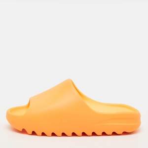 Pre Owned Yeezy x Adidas Size 42 Orange Enfora Rubber Pool Slide