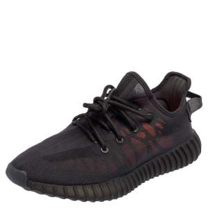 مملوكة مسبقًا حذاء رياضي ييزي x أديداس  350 V2 مونو سيندر شبك أسود بعنق منخفض مقاس 40 2/3