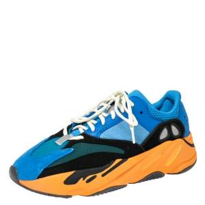حذاء رياضي اديداس X ييزي 700  بوست ويف رونر شبك وسويدي متعدد الألوان مقاس 44 2/3