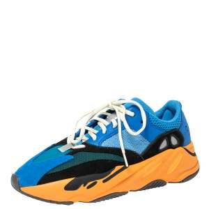 حذاء رياضي اديداس X ييزي 700  بوست ويف رونر شبك وسويدي متعدد الألوان مقاس 43 1/3