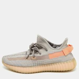 Yeezy x Adidas Grey Knit Fabric Boost 350 V2 True Form Sneakers Size 41 1/3