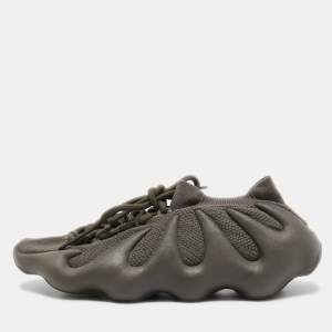 Pre Owned Yeezy x Adidas Green Knit Fabric YEEZY 450 "Cinder" Sneakers Size 39 1/3