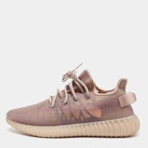 Pre Owned Yeezy x Adidas Light Purple Mesh 350 V2 Mono Mist Sneakers Size 47 1/3