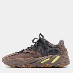 Pre Owned Yeezy x Adidas Multicolor Mesh and Suede Boost 700 Mauve Sneakers Size 42 2/3