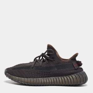 Yeezy x Adidas Black Knit Fabric Boost 350 V2 Sneakers Size 40 2/3