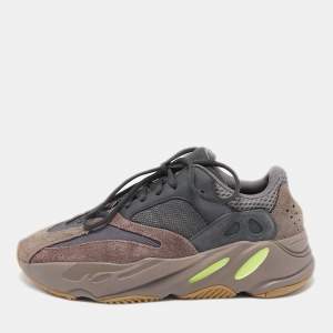 Yeezy x Adidas Multicolor Suede and Mesh Boost 700 V2 Mauve Sneakers Size 40 2/3