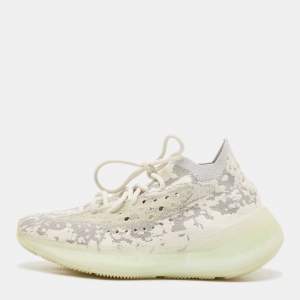 Yeezy x Adidas Multicolor Knit Fabric Boost 380 Alien Blue Sneakers Size 39 1/3