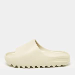 Yeezy x Adidas Beige Rubber Bone Slides Size 42