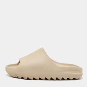 Yeezy x Adidas Beige Rubber Slide Flats Size 42