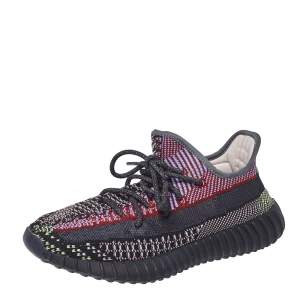 مملوكة مسبقًا Yeezy x Adidas Multicolor Knit Fabric Boost 350 V2 Yecheil (Non-Reflective) Sneakers Size 40