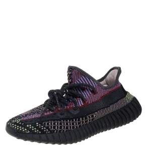 Pre Owned Yeezy x Adidas Multicolor Yecheil Cotton Knit Boost 350 V2 Sneakers Size FR 40 2/3