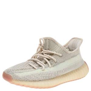 مملوكة مسبقًا حذاء رياضي ييزي X أديداس بوست 350 V2  سيترين قماش تريكو متعدد الألوان مقاس  40 2/3 