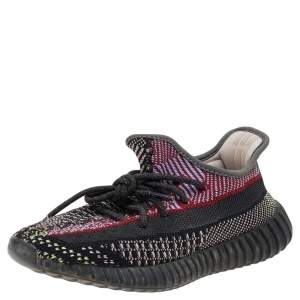 مملوكة مسبقًا حذاء رياضي ييزي X أديداس بوست 350 V2 يشيل قماش تريكو متعدد الألوان مقاس 37 1/3